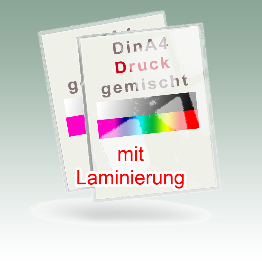 Druck DinA4 Laminiert
