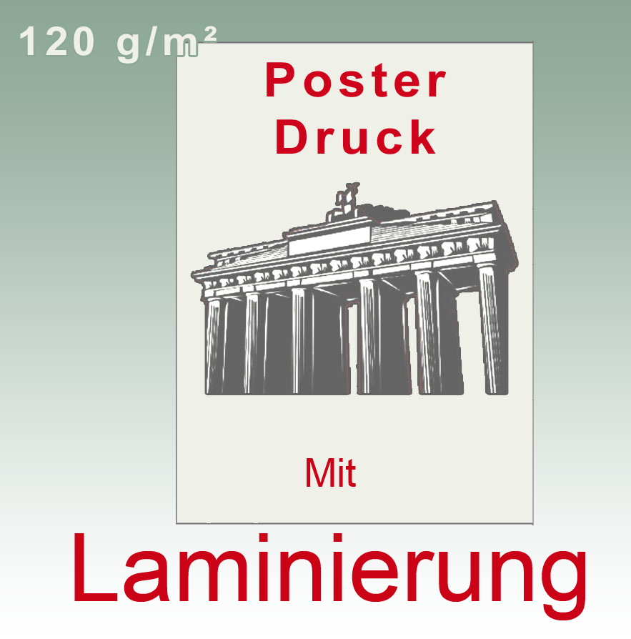 Poster laminiert