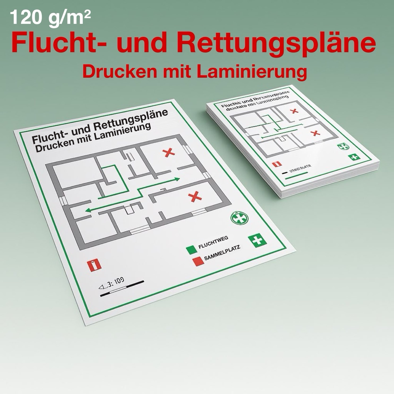 Flucht-und Rettungspläne