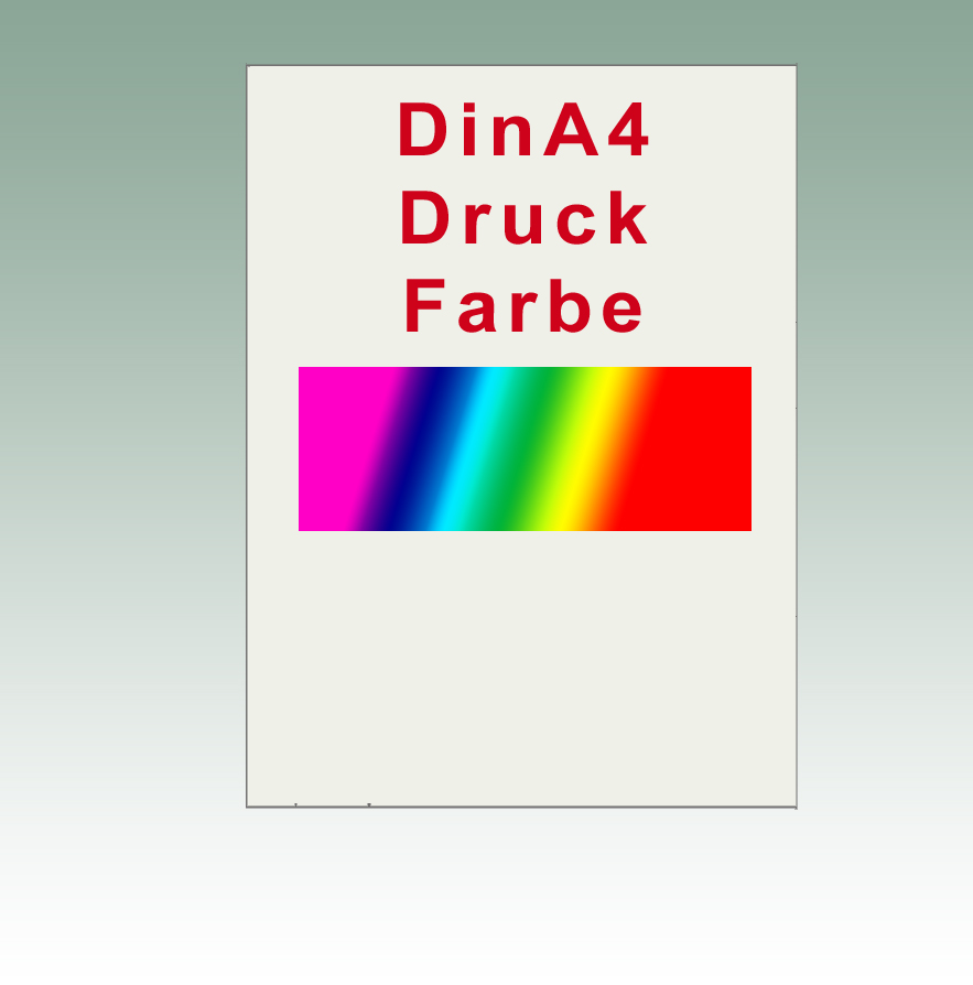 Druck DinA4 Farbe